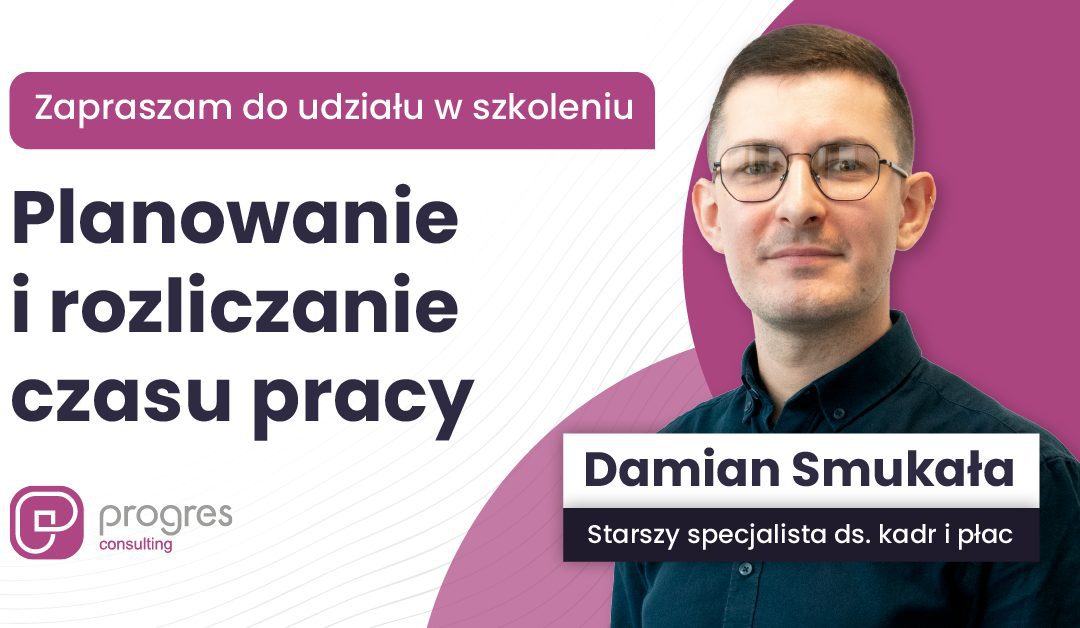 Training: Planning and accounting for working time